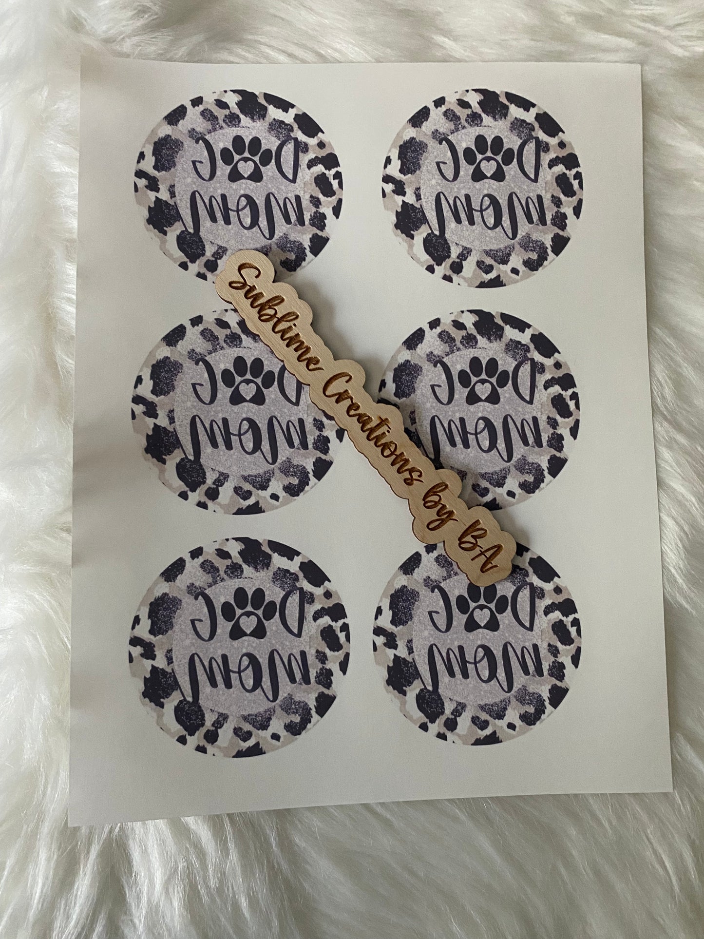 Dog Mom Sublimation Transfer Sheet