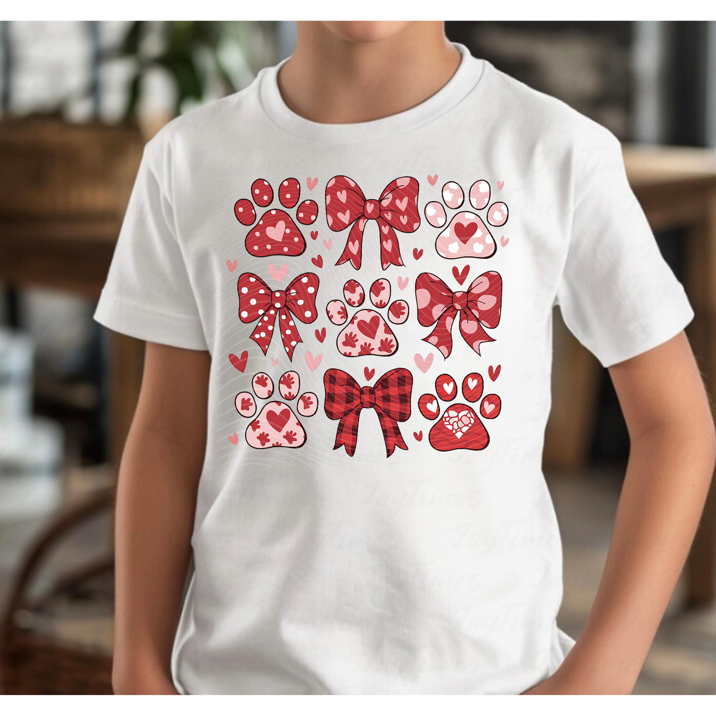 Valentine Dog DTF Print Only