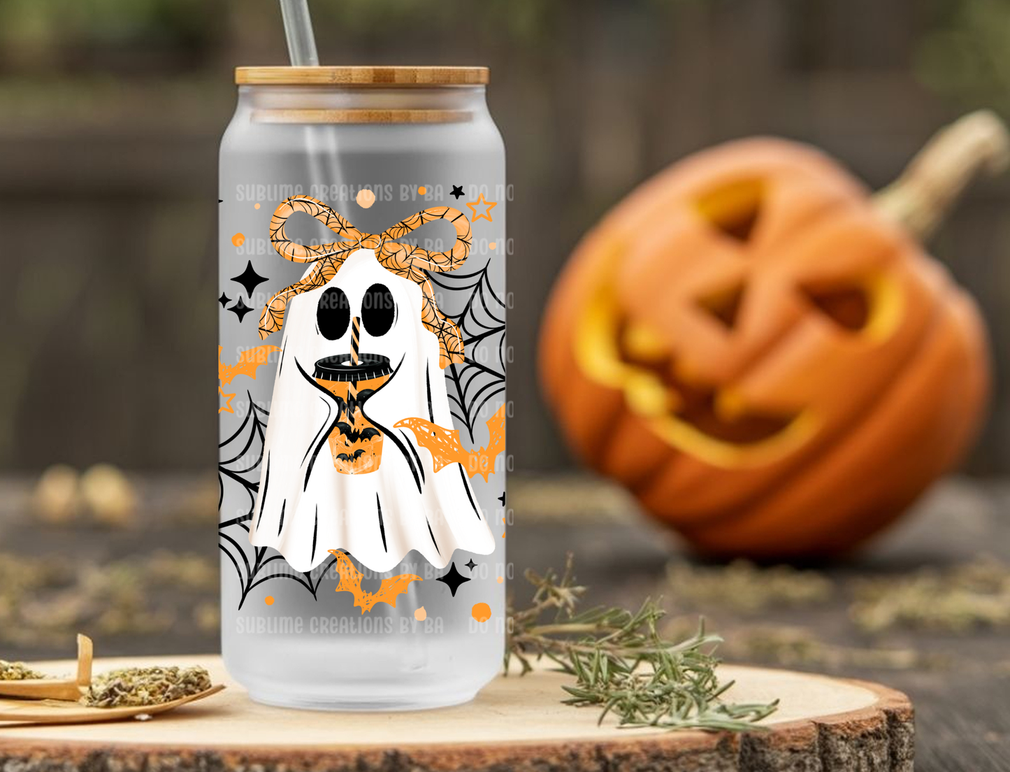 16oz Bat Coffee Ghostie Libbey Cup