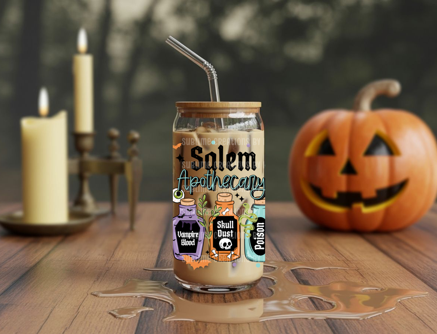 16oz Salem Apothecary Libbey Cup