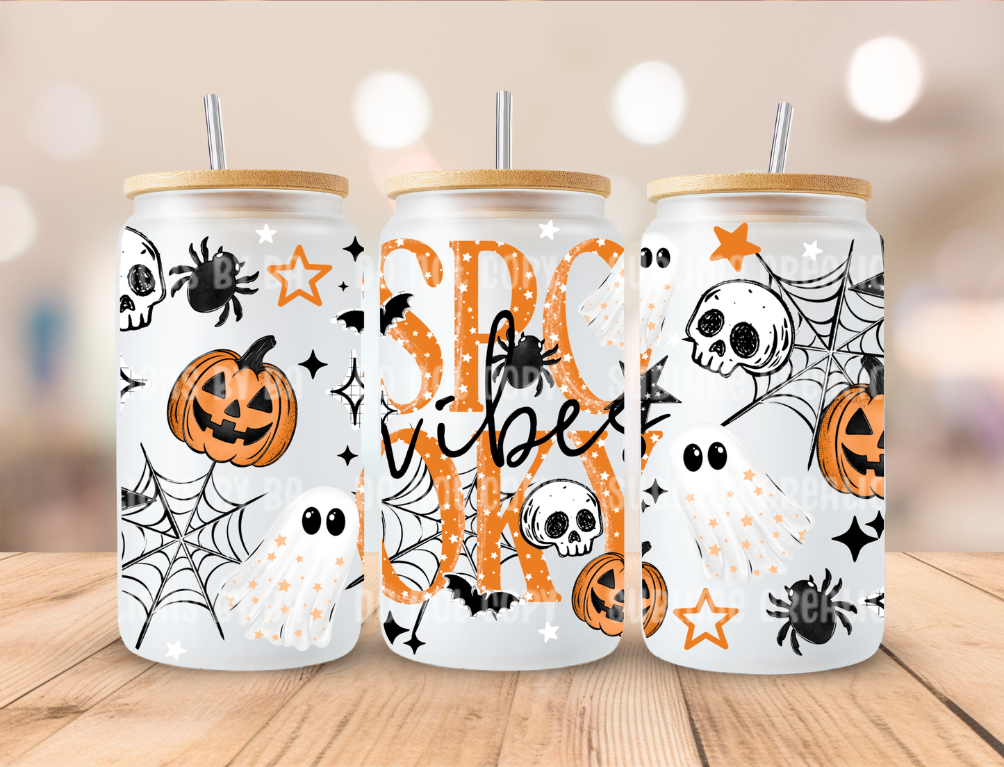 16oz Spooky Vibes Libbey Cup