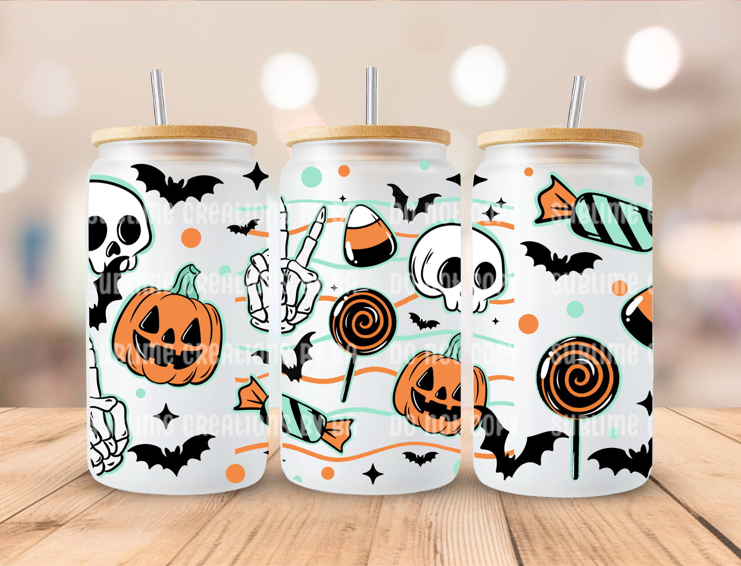 16oz Spooky Things Libbey Cup