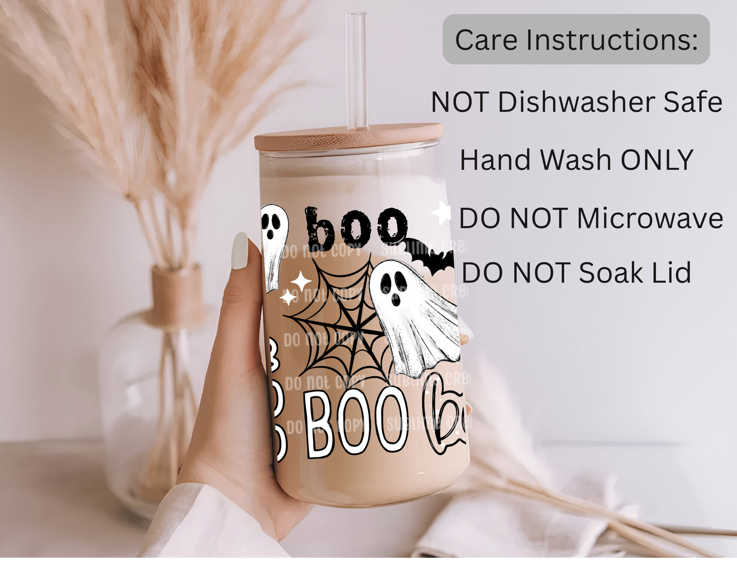 16oz Boo Collage Libbey Cup