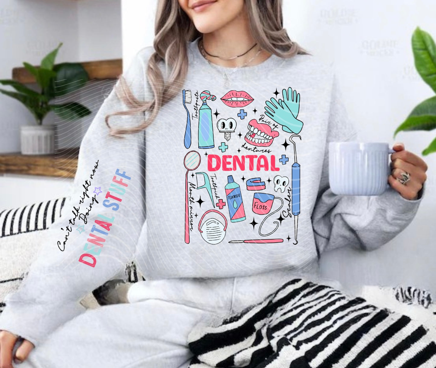 Dental Occupational Doodle Sweatshirt