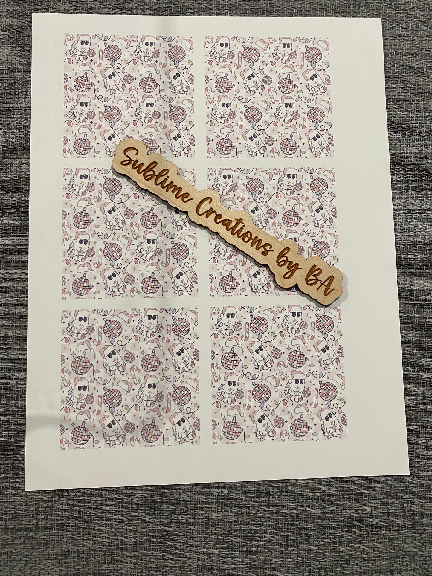 Disco Ghost Sublimation Transfer Sheet