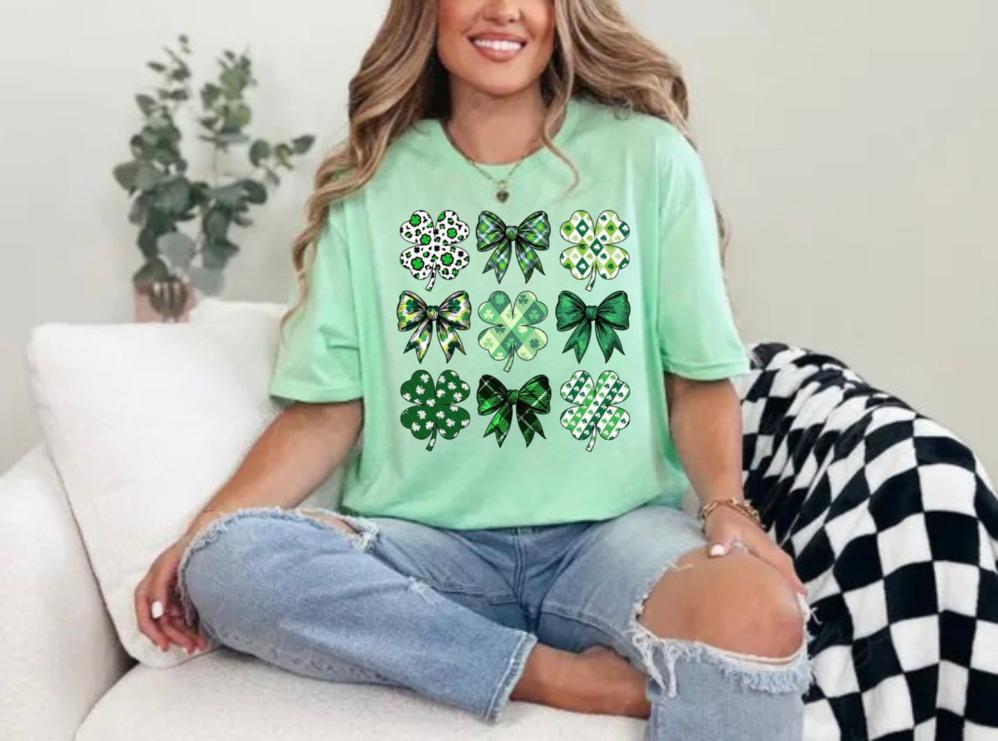 Shamrock Coquette Tee