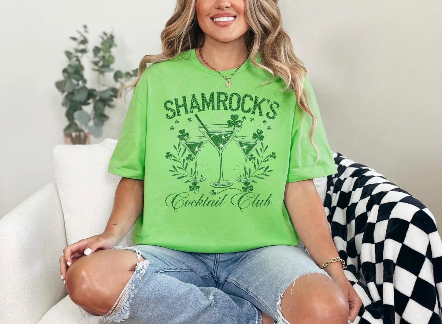 Shamrock Cocktail Club Tee
