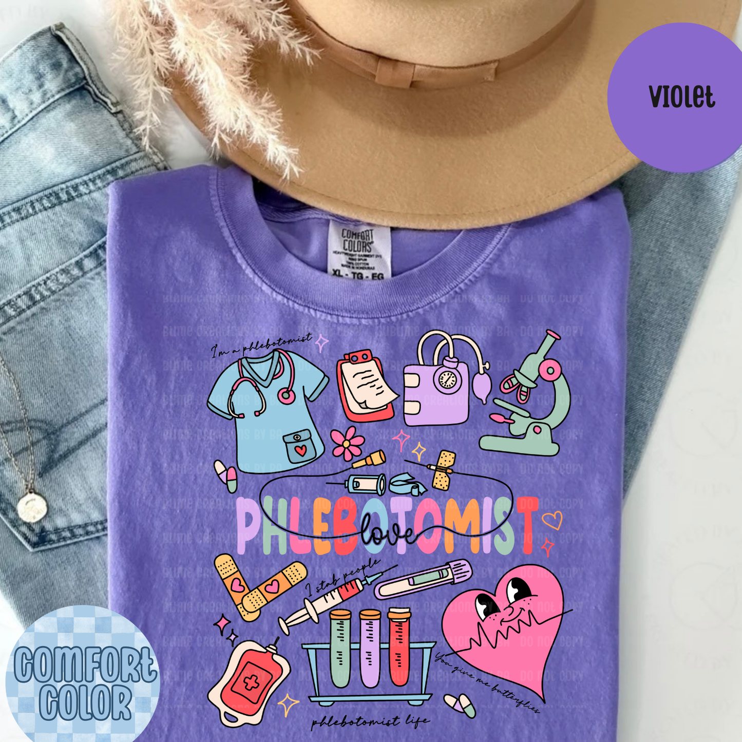 Phlebotomist Doodle Occupational