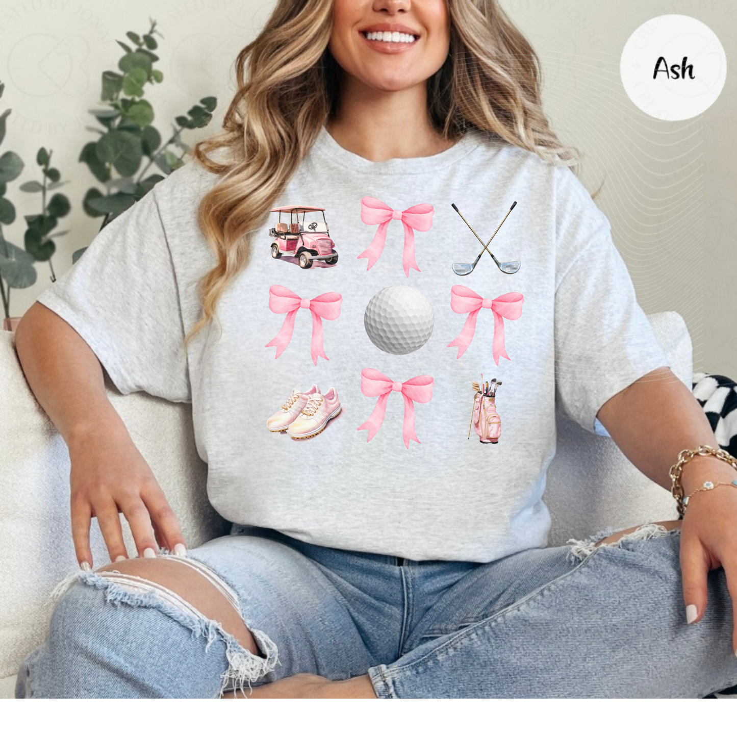 Golf Pink Coquette Tee