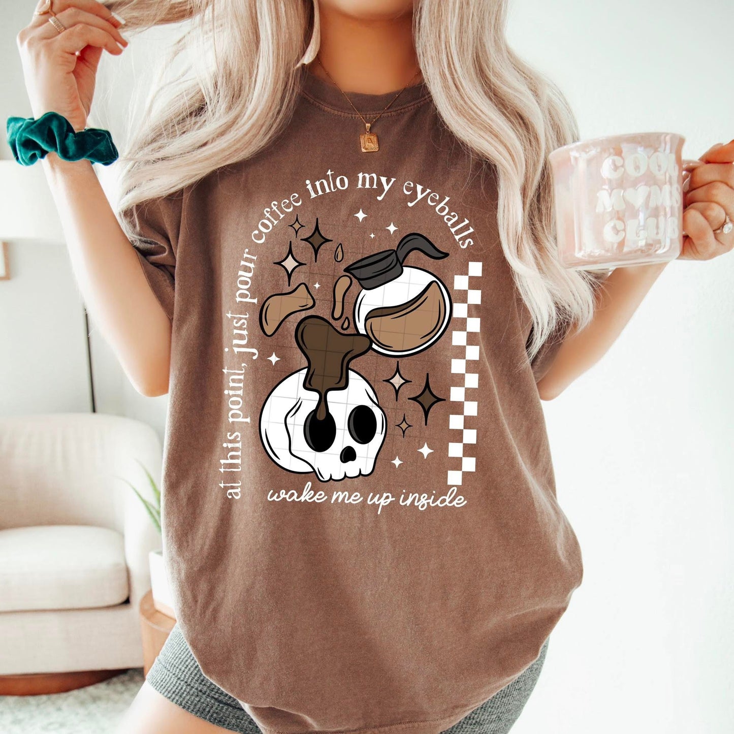 Coffee in my Eyeball DTF Print