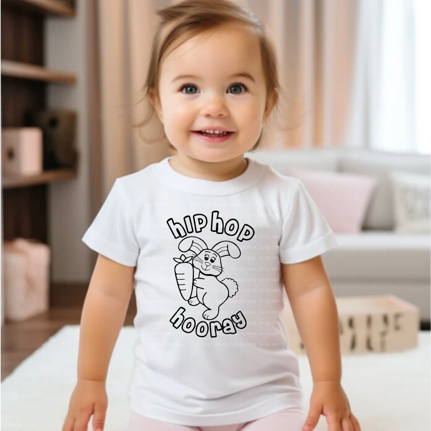 Hip Hop Hooray Coloring DTF Print