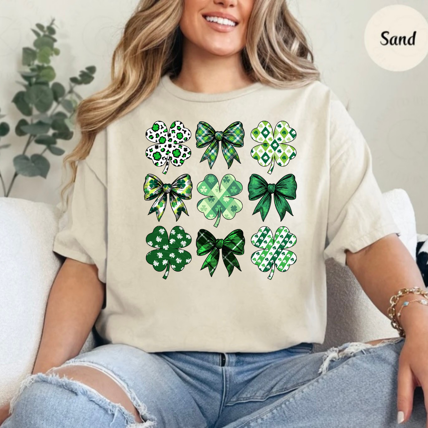 Shamrock Coquette DTF Print