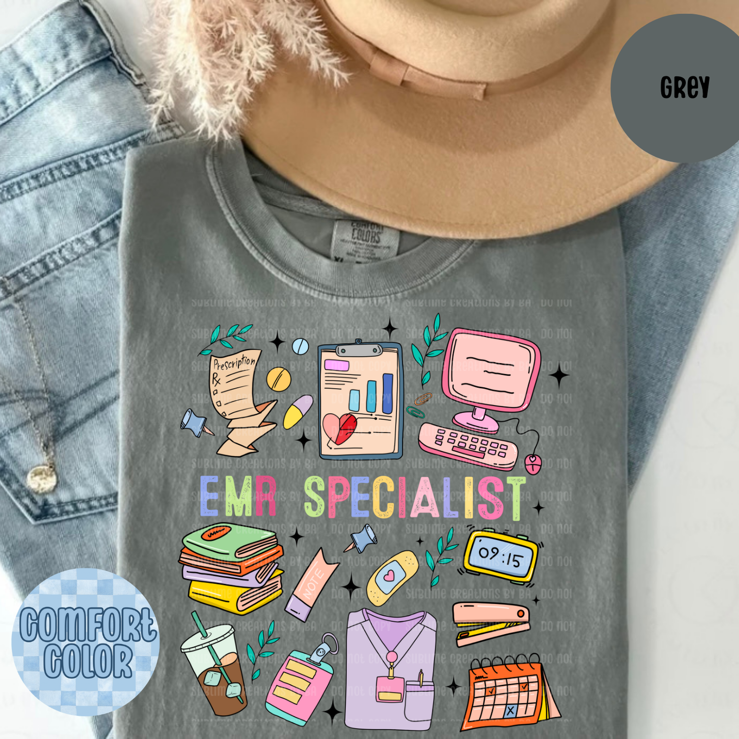 EMR Specialists Doodle Tee