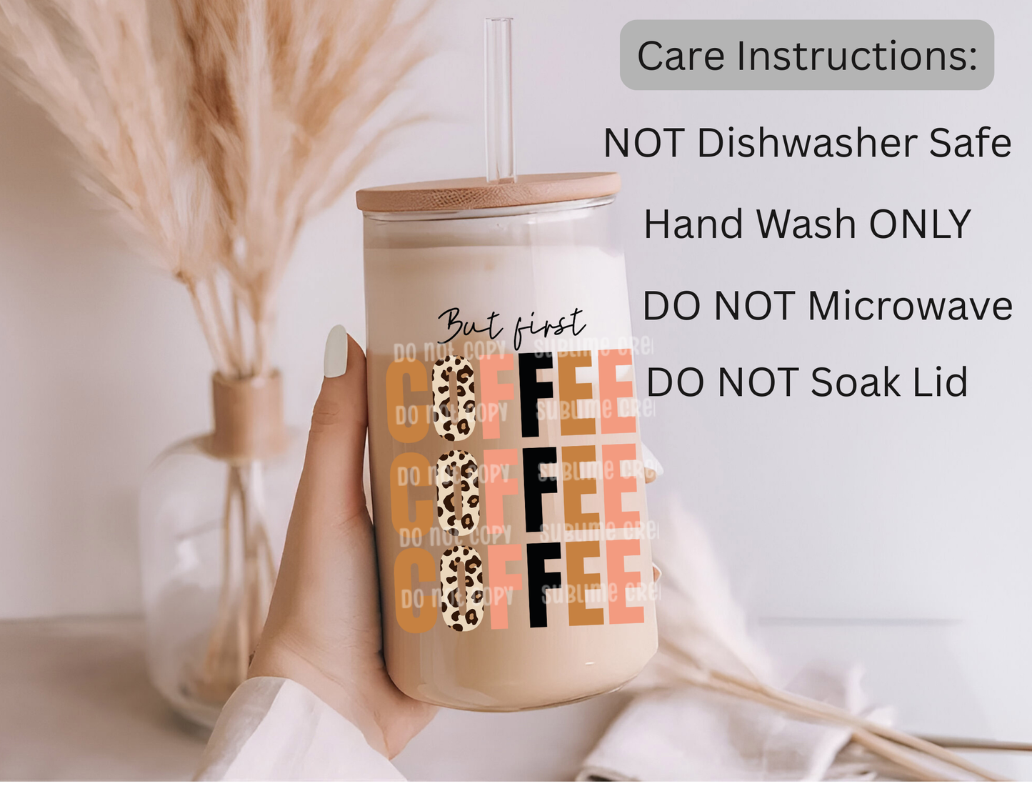 But First Coffee 16oz Libbey Class Cup