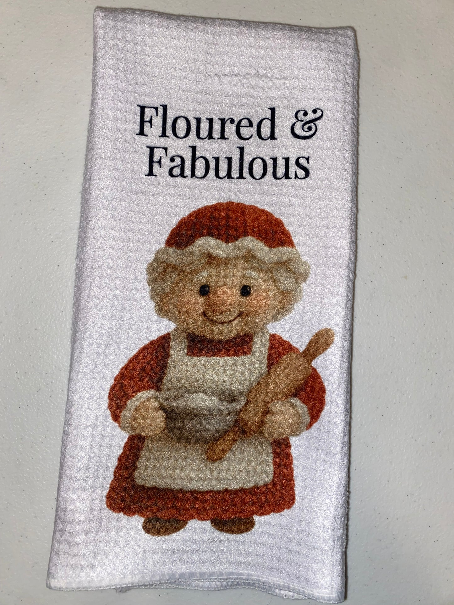 Floured & Fabulous Kitchen Waffle Towel