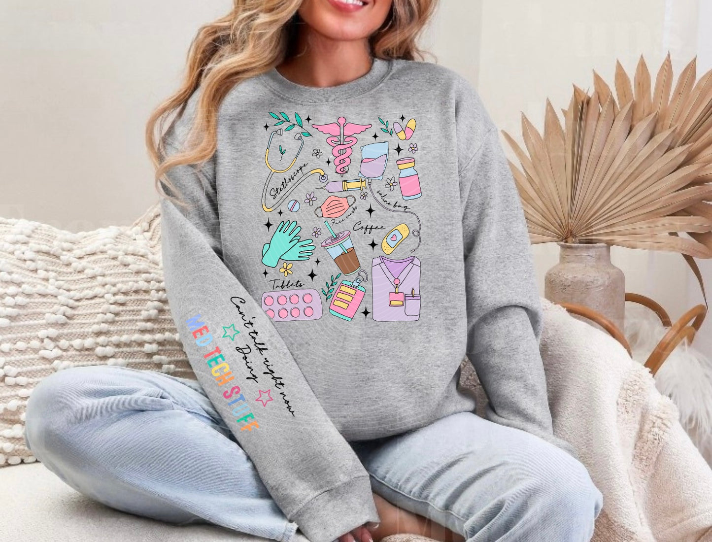 Med Tech Doodle Occupational Sweatshirt