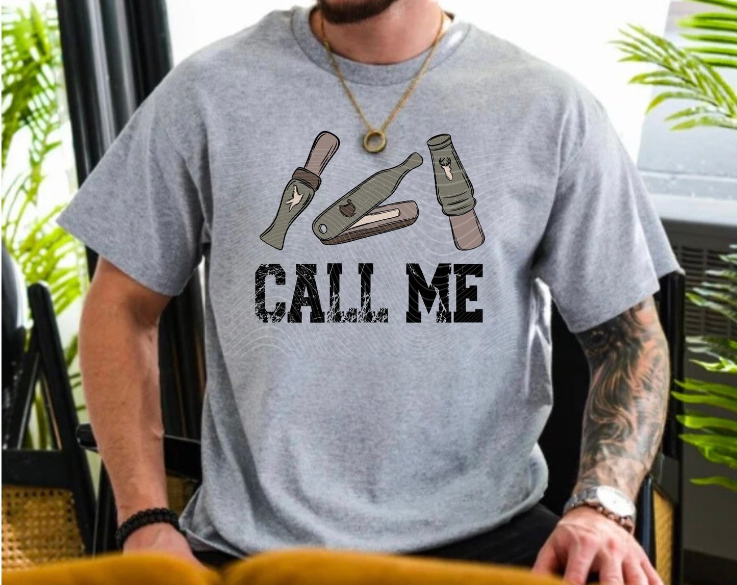 Call Me Hunting DTF Print