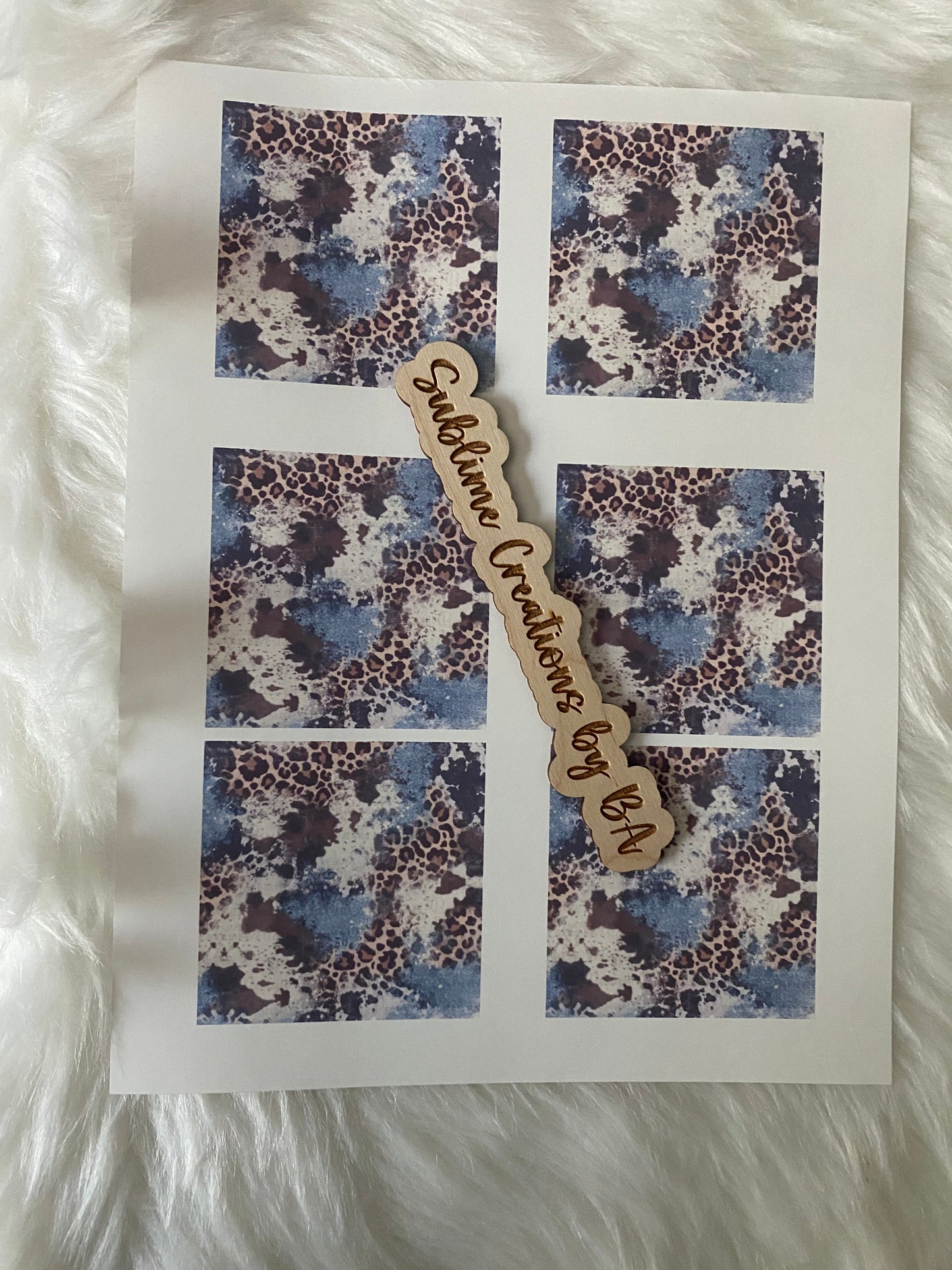 Hyde with Leopard Sublimation Transfer Sheet