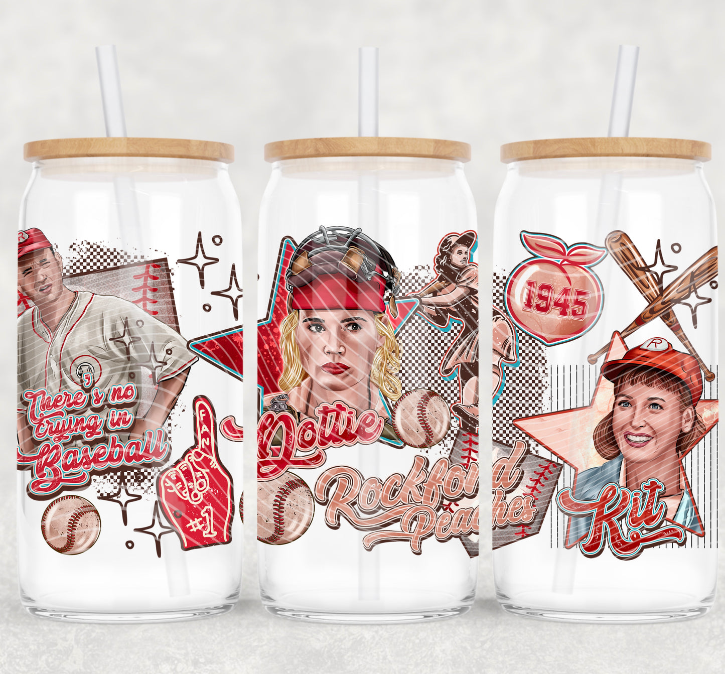 16oz League of Our Own Frosted Libbey Cup#325