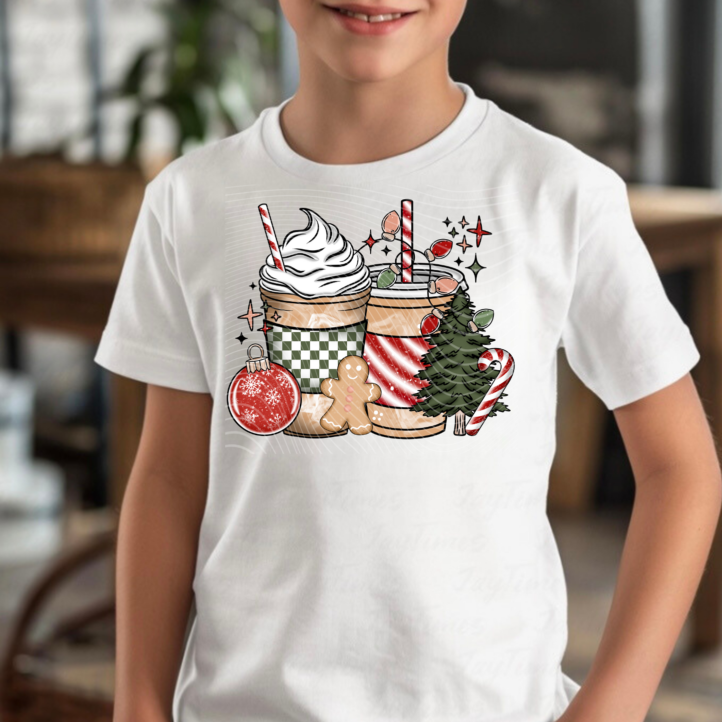 Christmas Coffee DTF Print Only