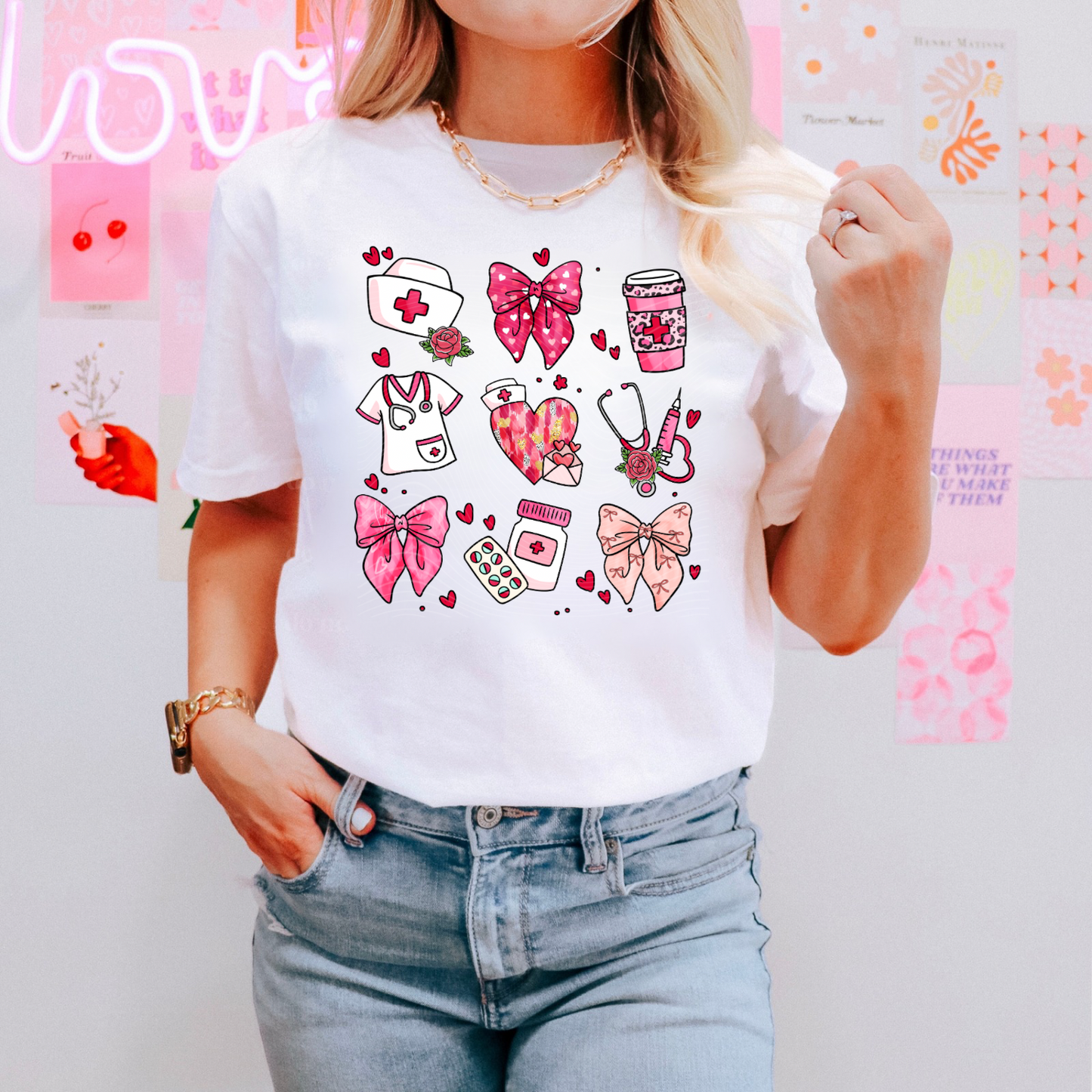 Valentine Nurse DTF Print Only