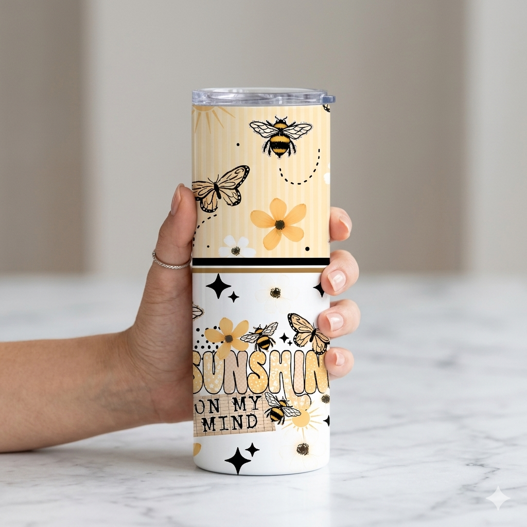 20oz Sunshine on My Mind Straight Skinny Tumbler