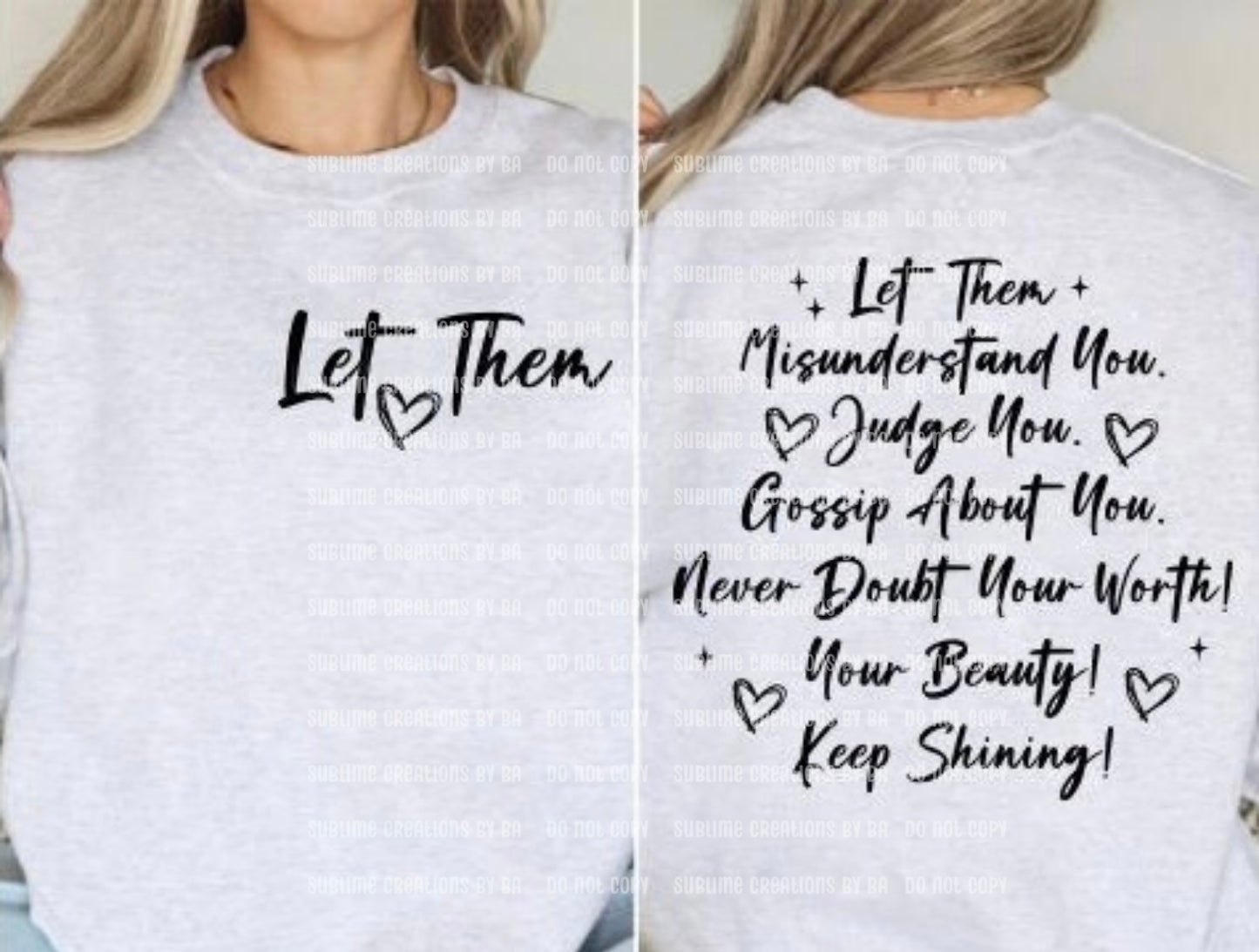 “Let Them” DTF Print