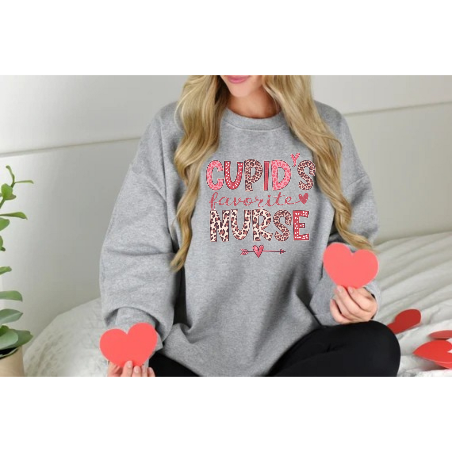 Cupids Favorite Nurse Sweatshirt