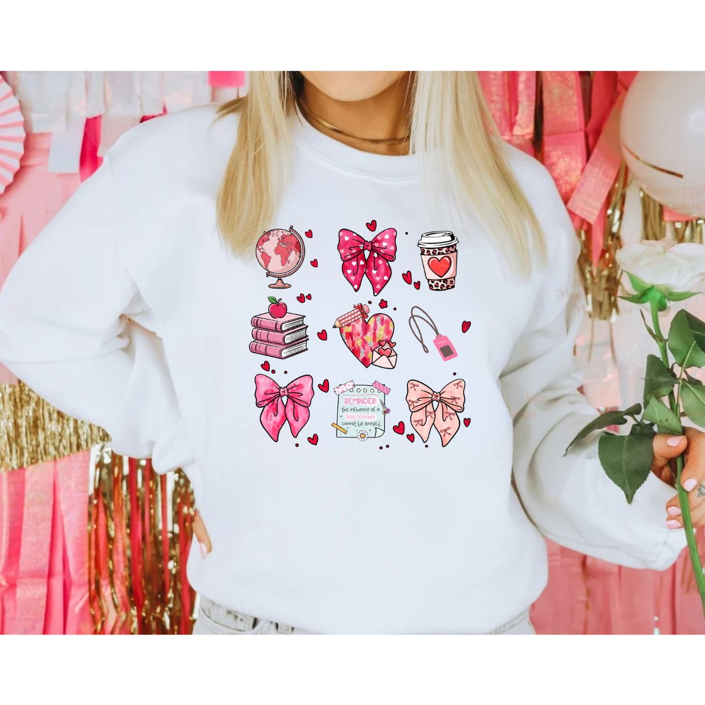 Valentine Teacher Sweatshirt