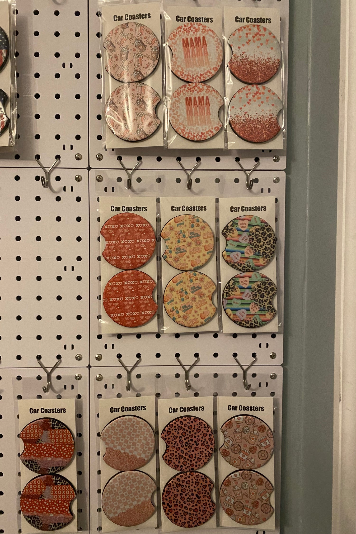 Valentine Car Coasters