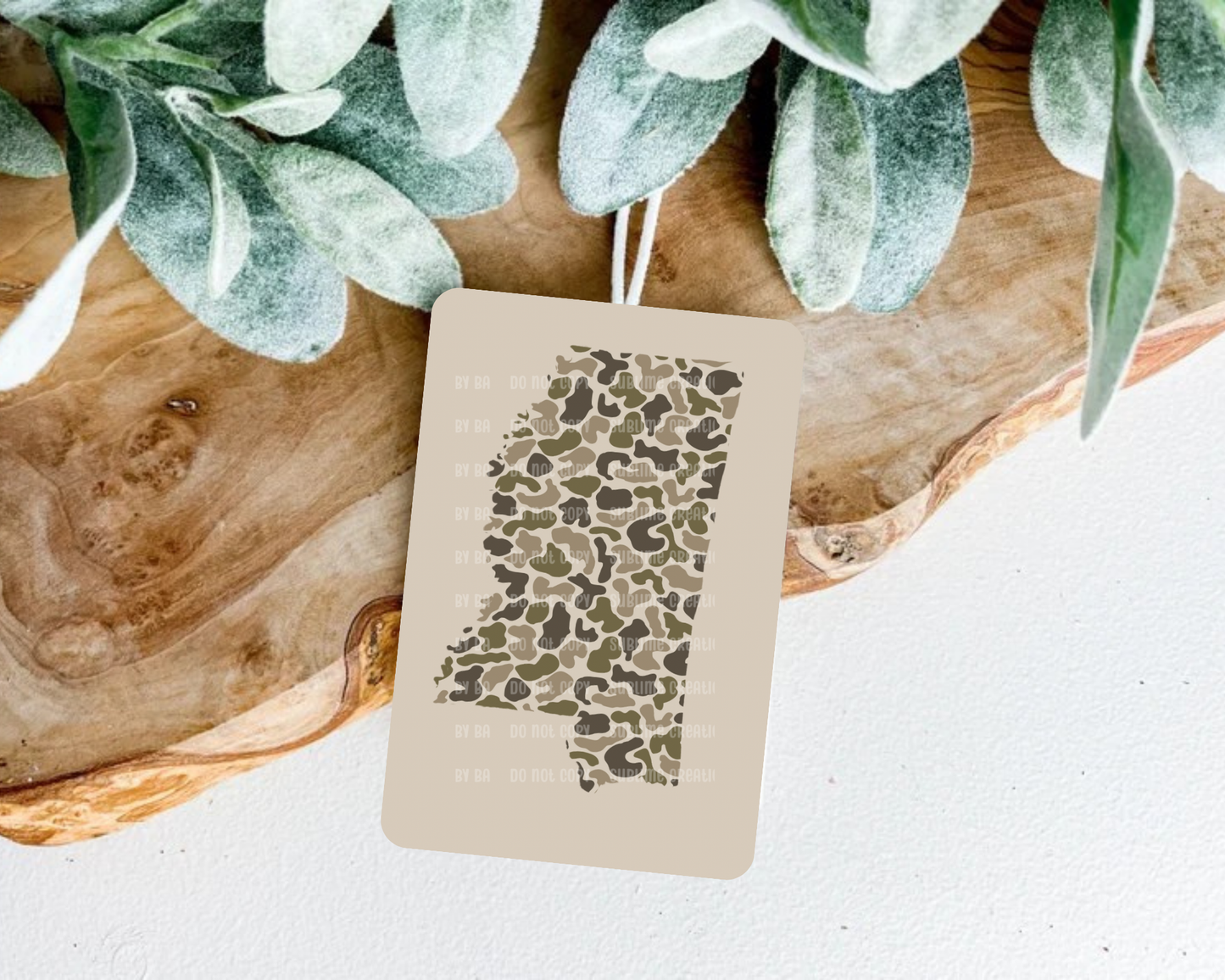 Camo Mississippi Felt Freshie