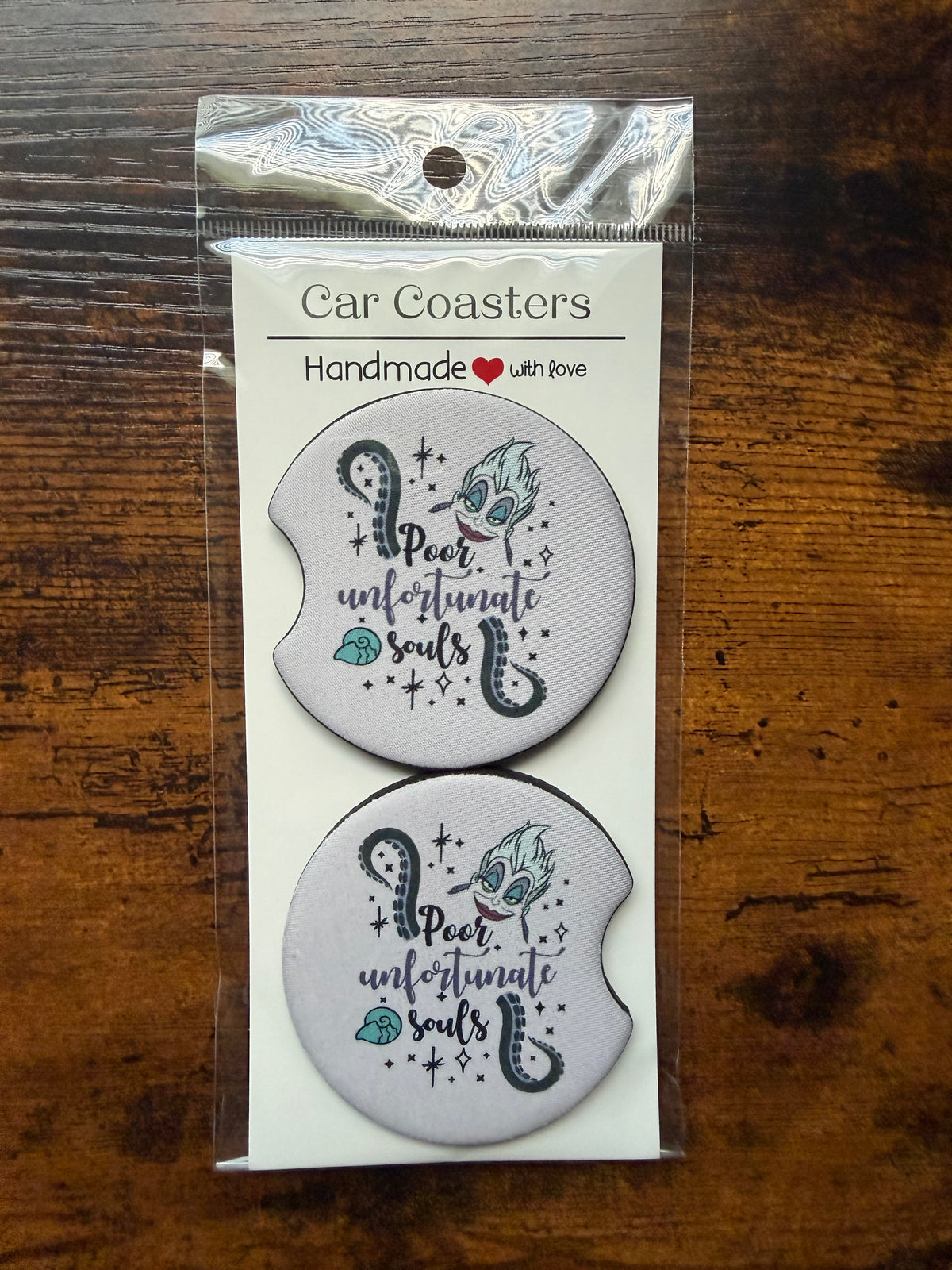 Mermaid Car Coaster Sets