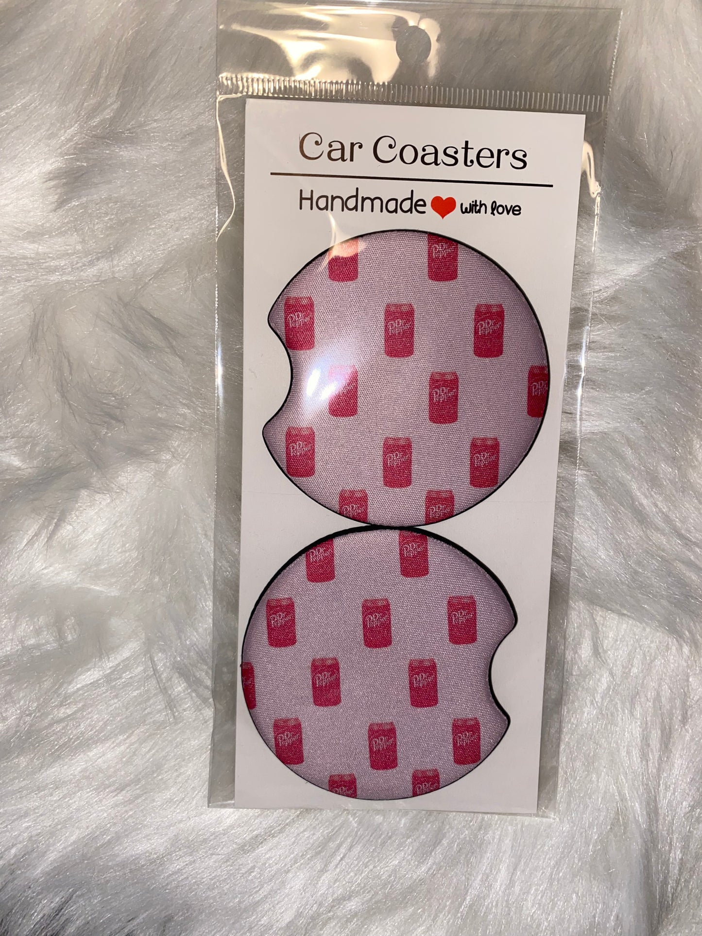 Dr. P Print Car Coaster Set