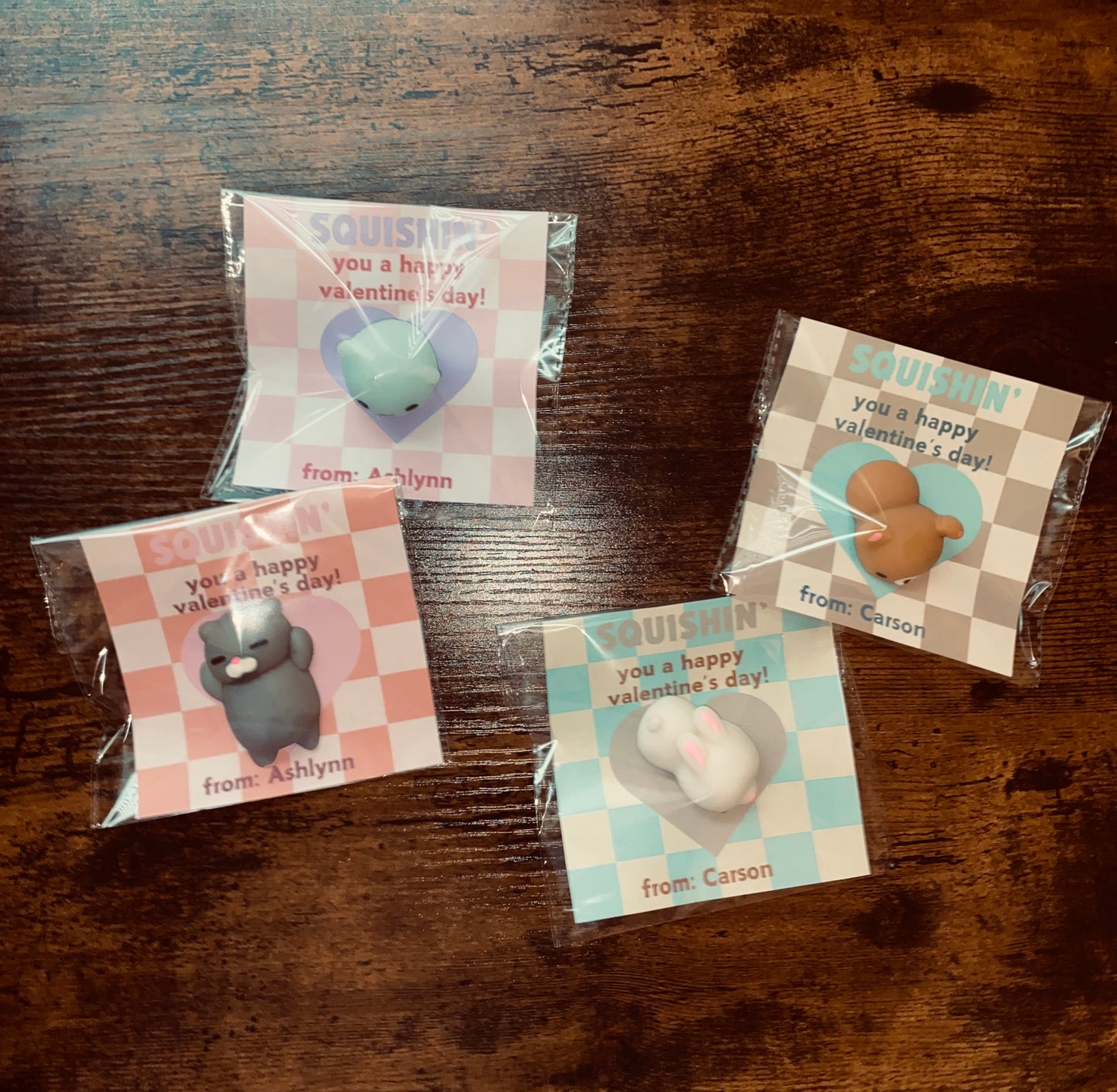 Valentine Squishes Template