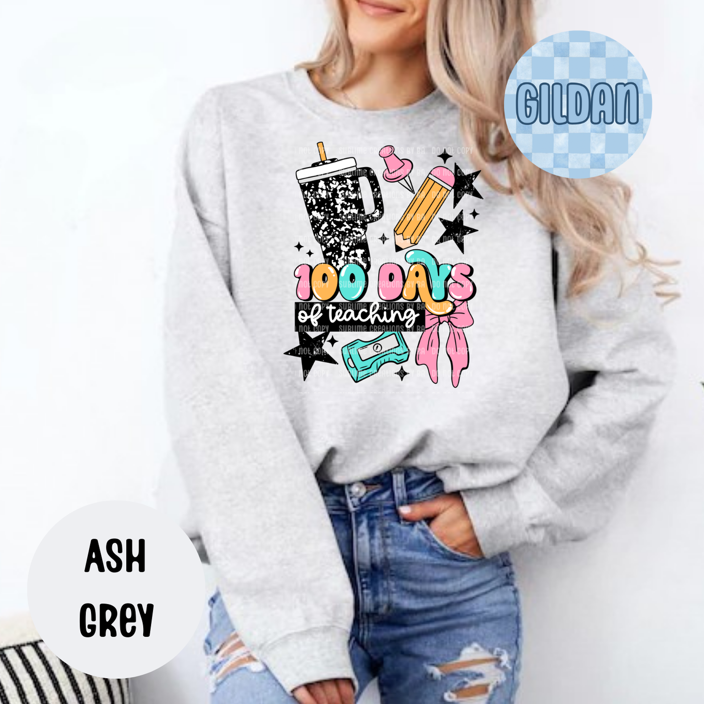 100 Days of School Shirt, Cute Teacher 100th Day Sweatshirt