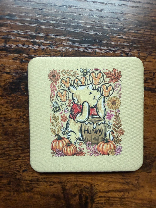 Cute Honey Bear Desk Coaster