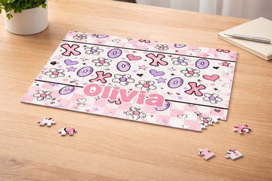 XOXO Valentine Personalized Puzzle