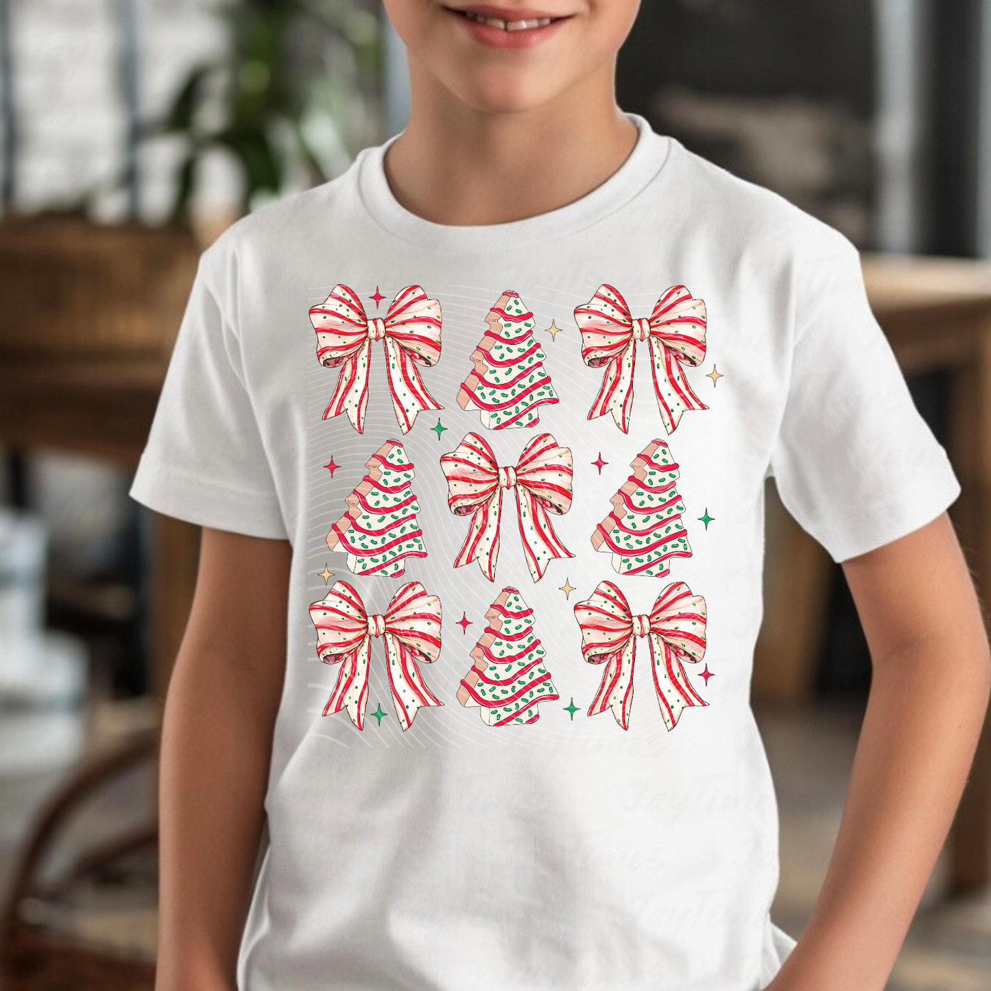 Coquette Christmas Snack DTF Print Only