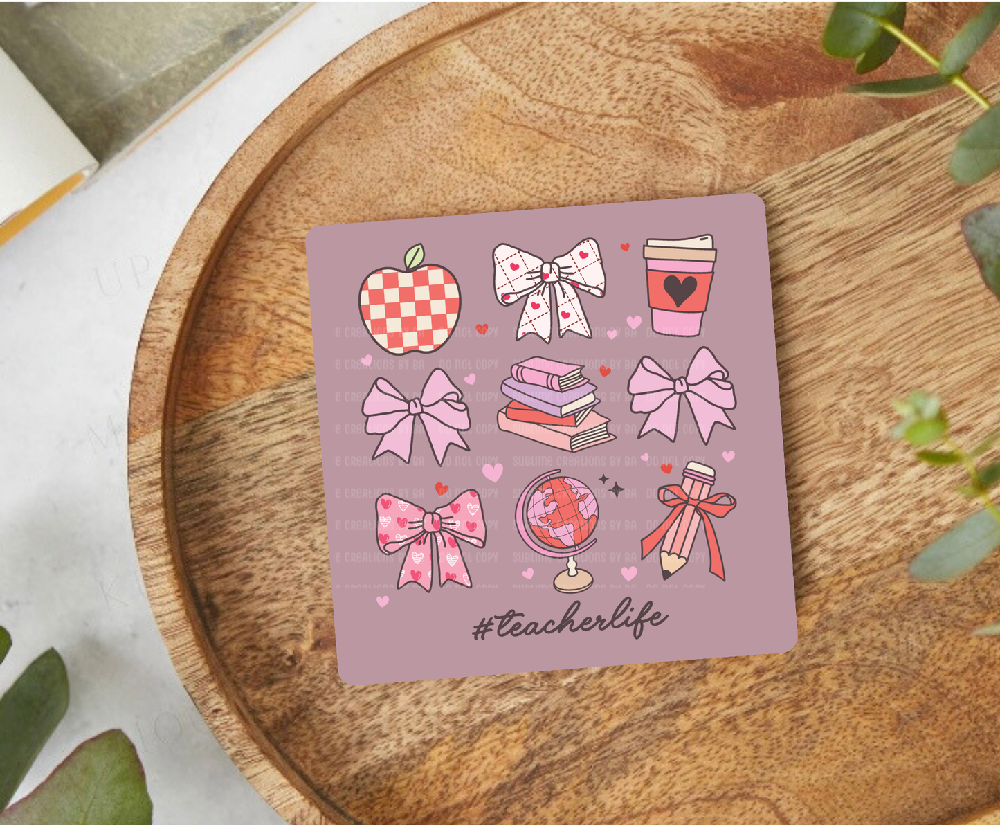 Valentine Teacher Desk Coaster