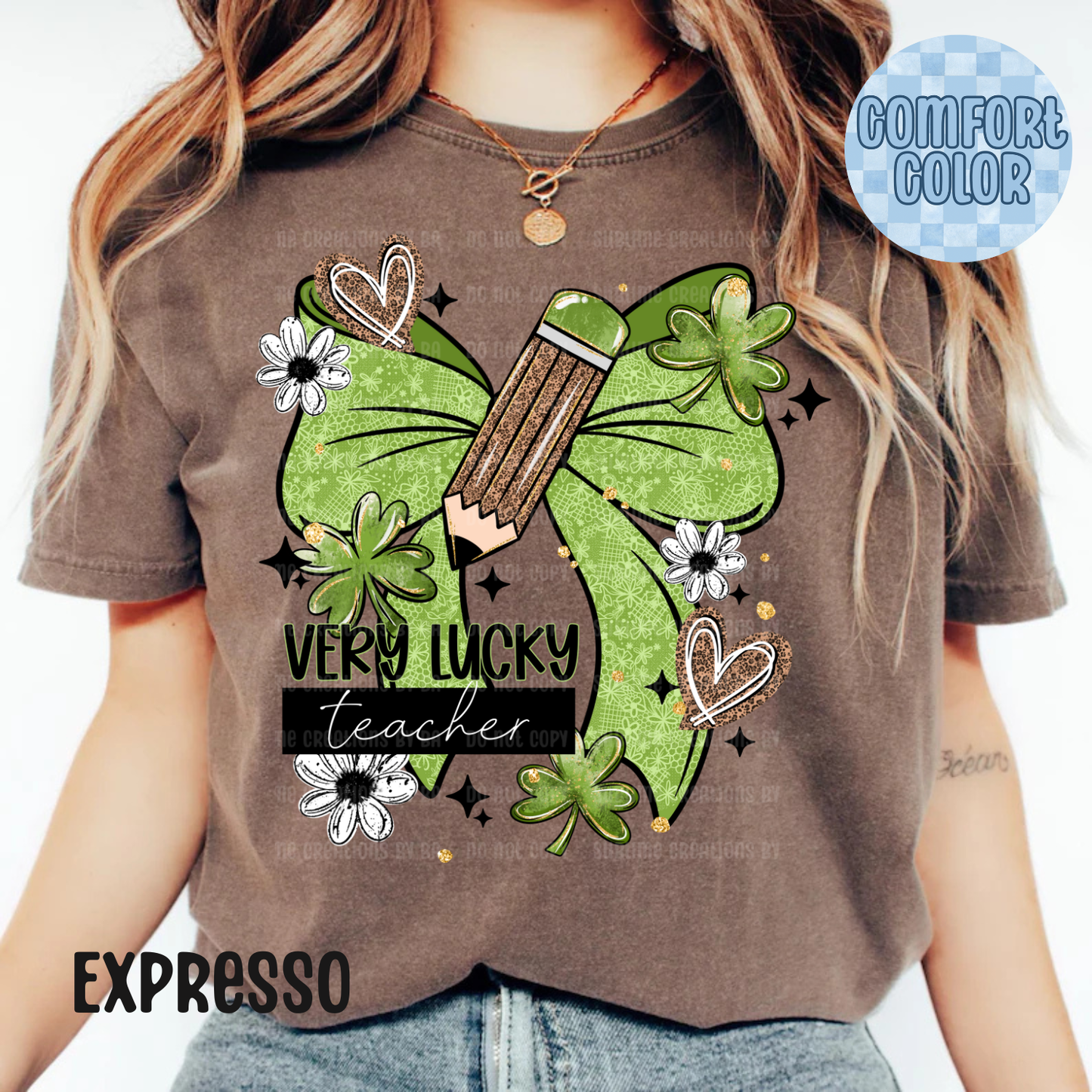 Very Lucky Teacher Apparel