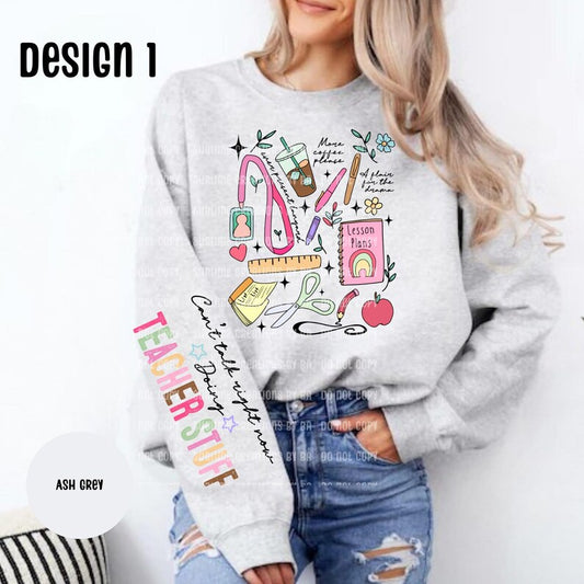 Teacher Doodle Occupational Sweatshirt