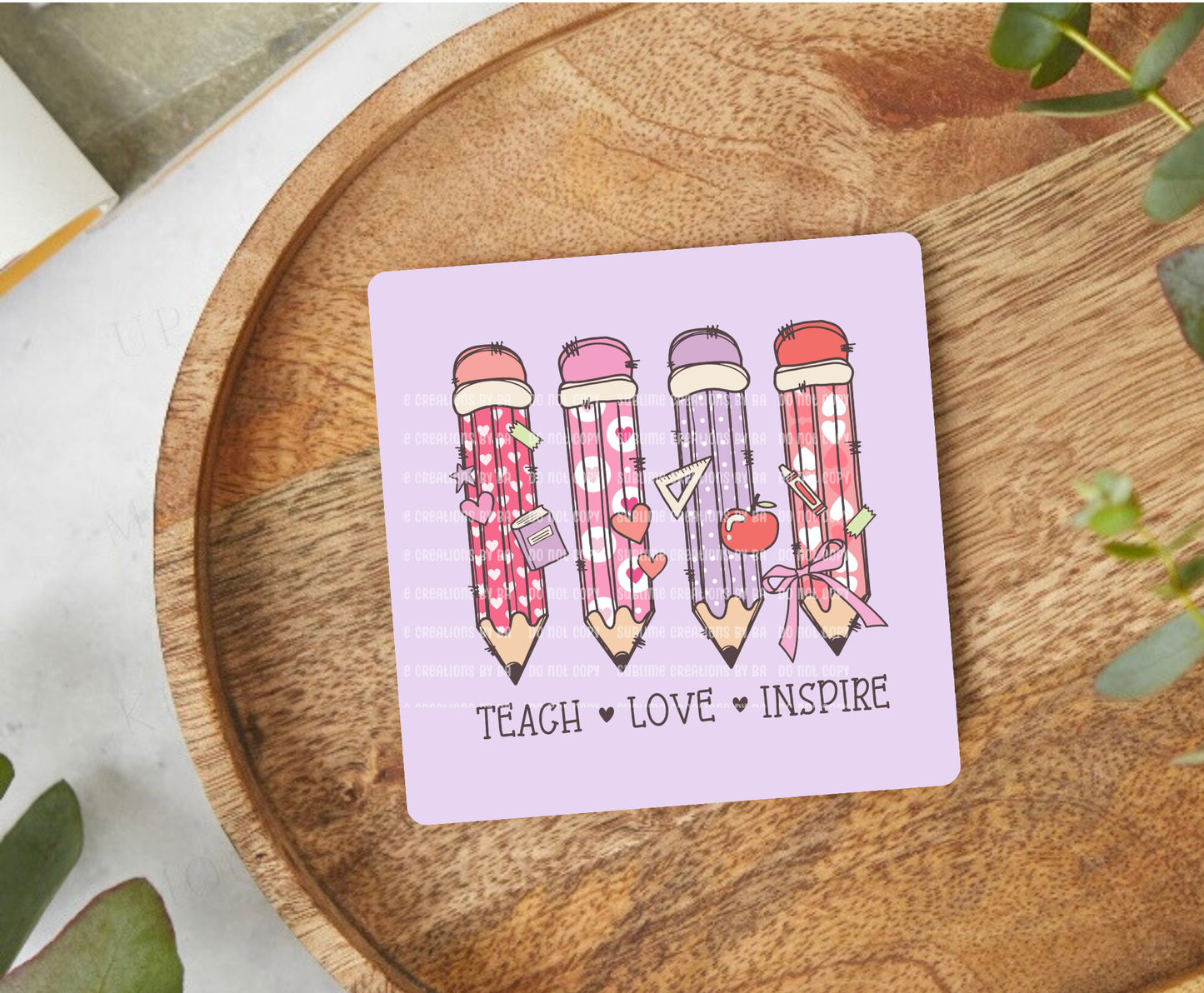 Valentine Teacher Desk Coaster