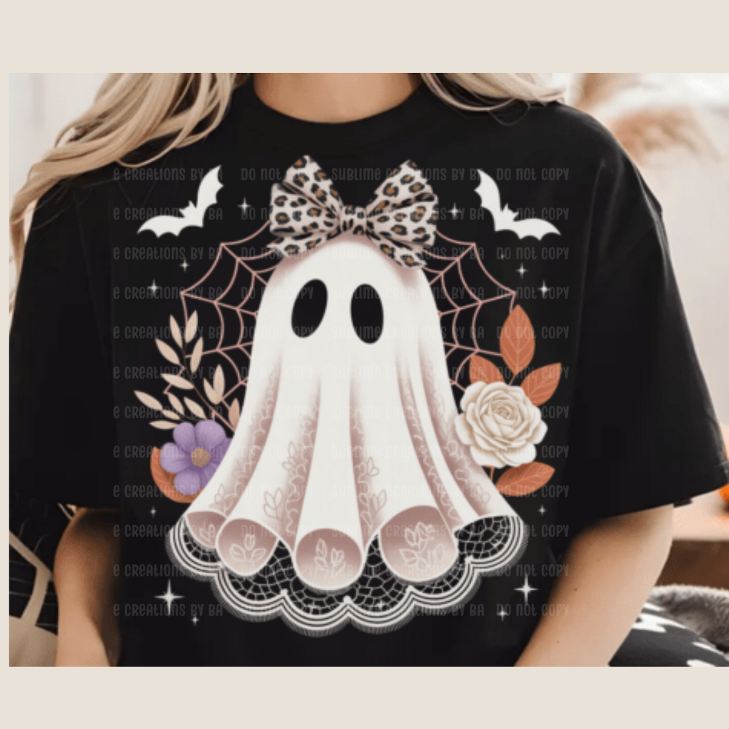 Ghost Lace Bow Adult CF