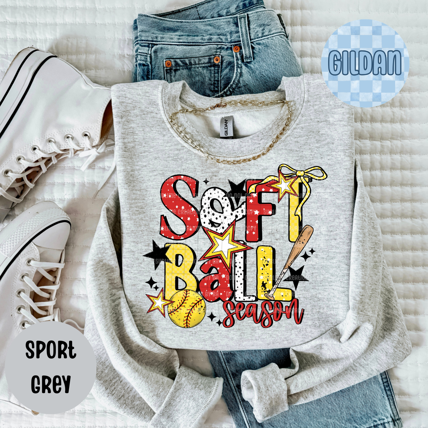 Softball Mama Season Adult Apparel