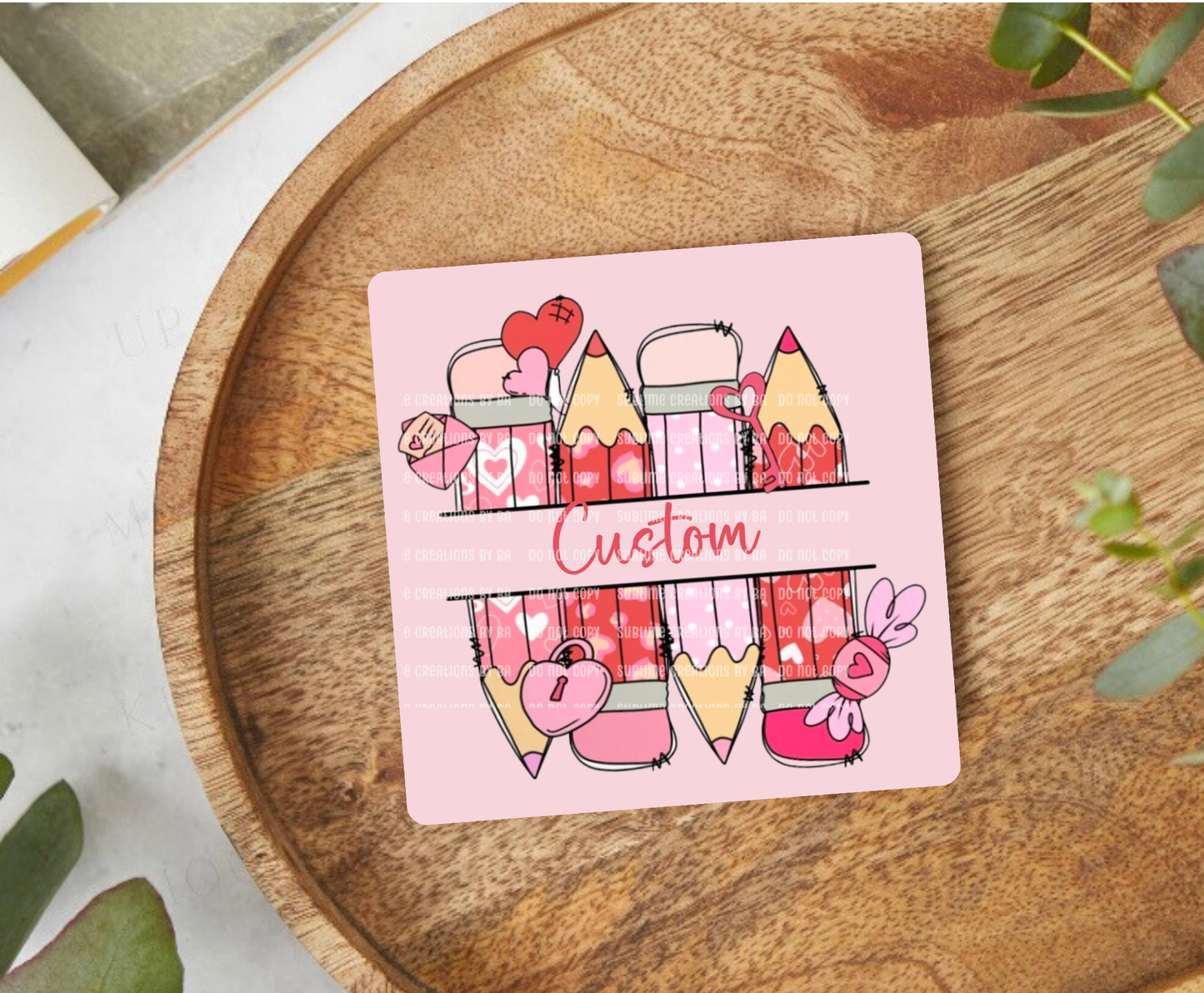 Valentine Teacher Desk Coaster