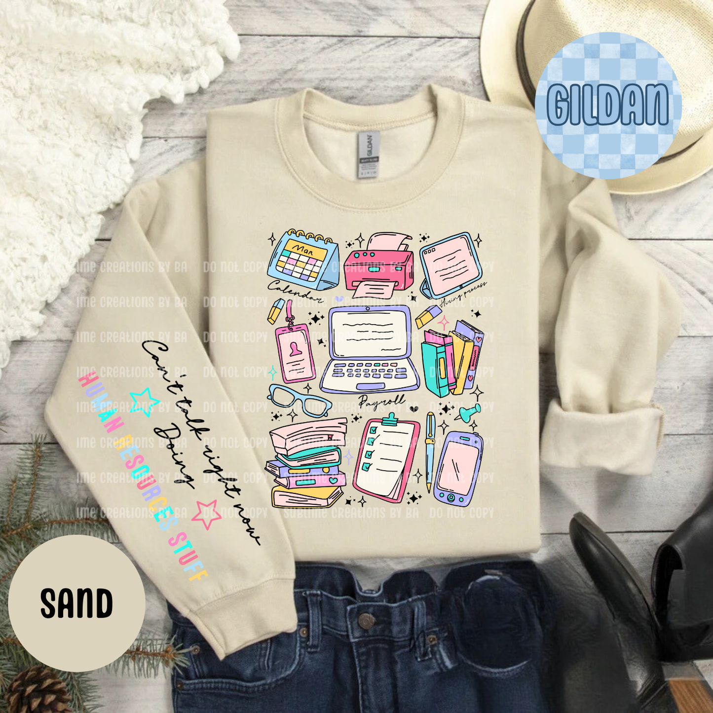 Human Resources (HR) Doodle Occupational