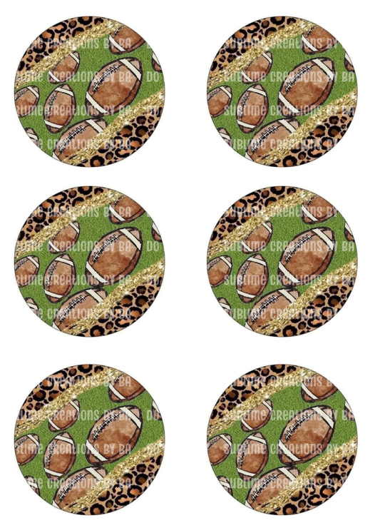 Leopard Football Sublimation Transfer Sheet