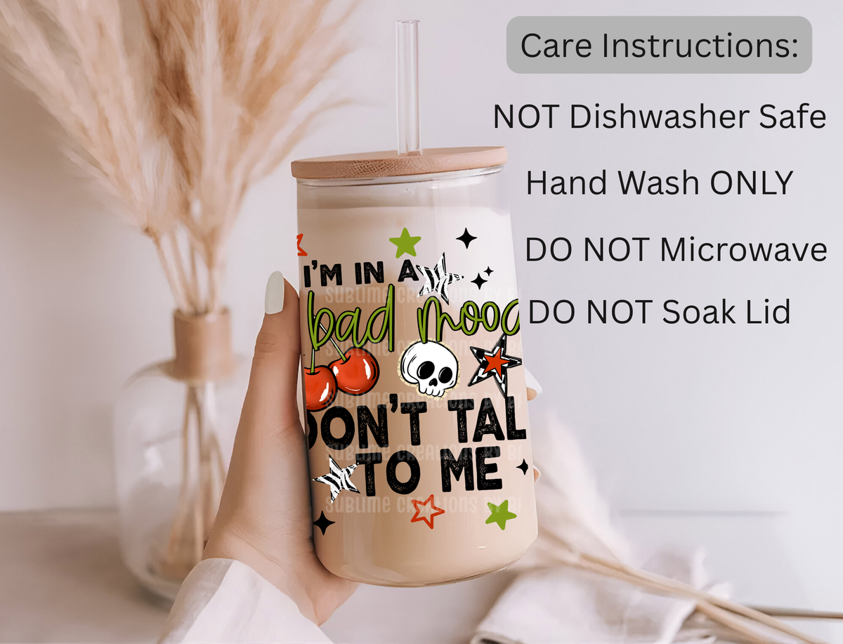 16oz In a Bad Mood Libbey Cup