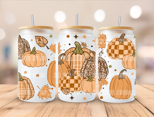 16oz Orange Pumpkins Season Libbey Cup