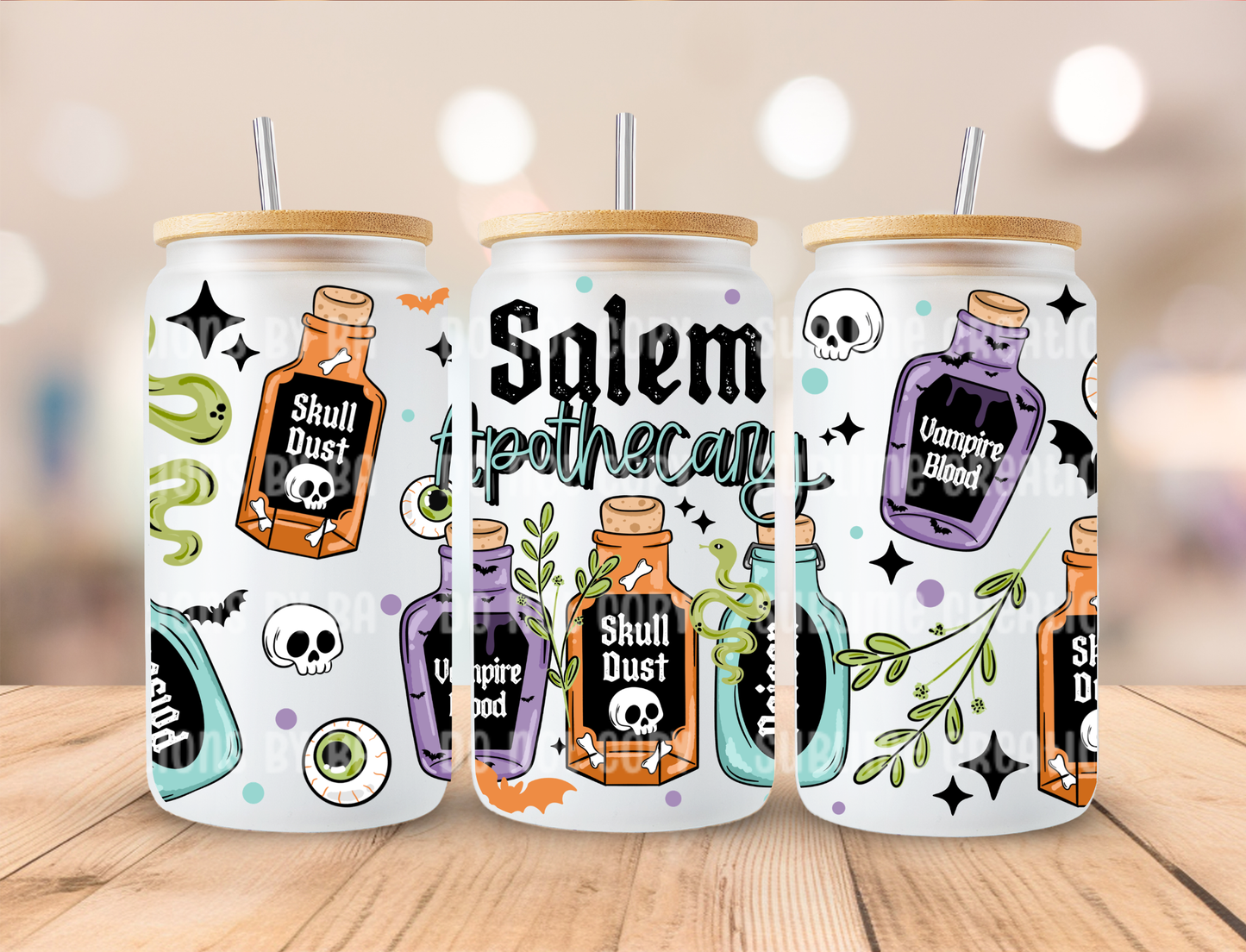 16oz Salem Apothecary Libbey Cup